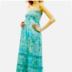 NEW without Tag! JESSICA SIMPSON Women's Chiffon Maternity Maxi Dress-Size M